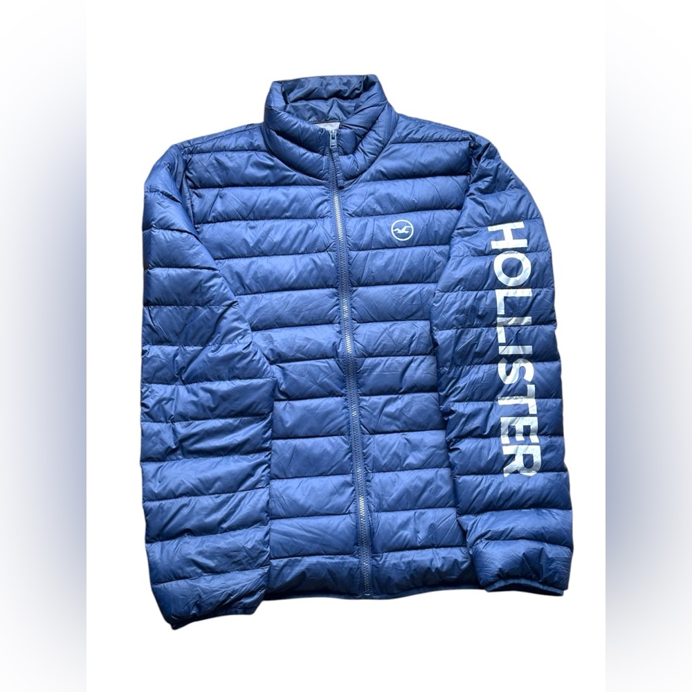 Hollister Blue Puffer Jacket